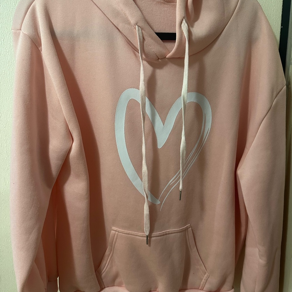 SHEIN Soft Pink Hoodie